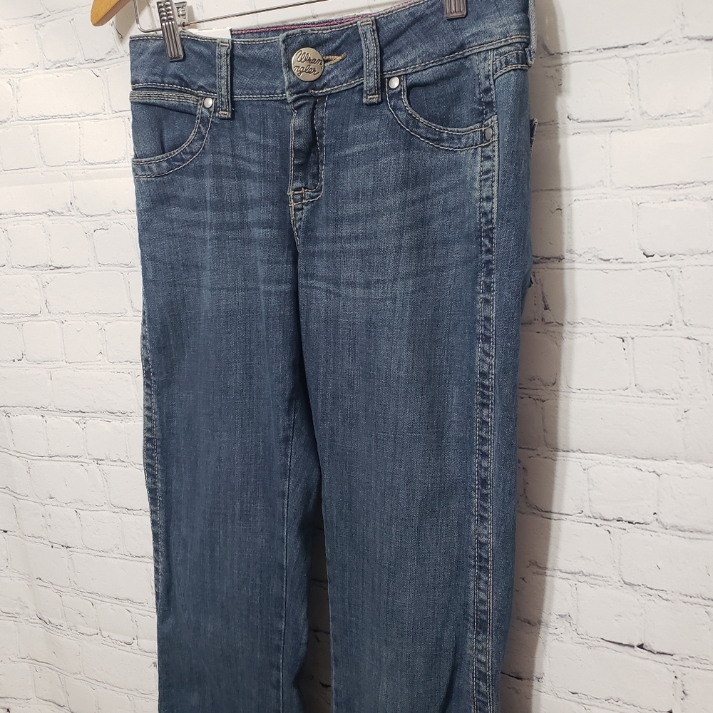 Wrangler NWT Premium Patch Sz 1/2 × 32 Mae Jeans - Picture 11 of 16